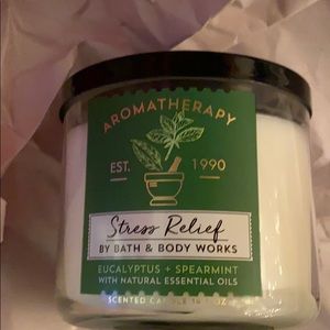 Stress relief aromatherapy candle